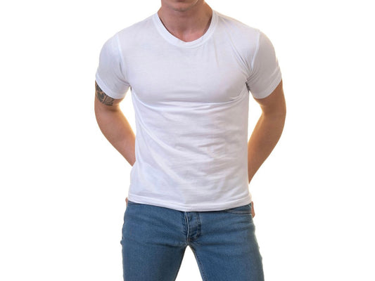 Gravity Luxury Touch Cotton Stretch T-shirt White