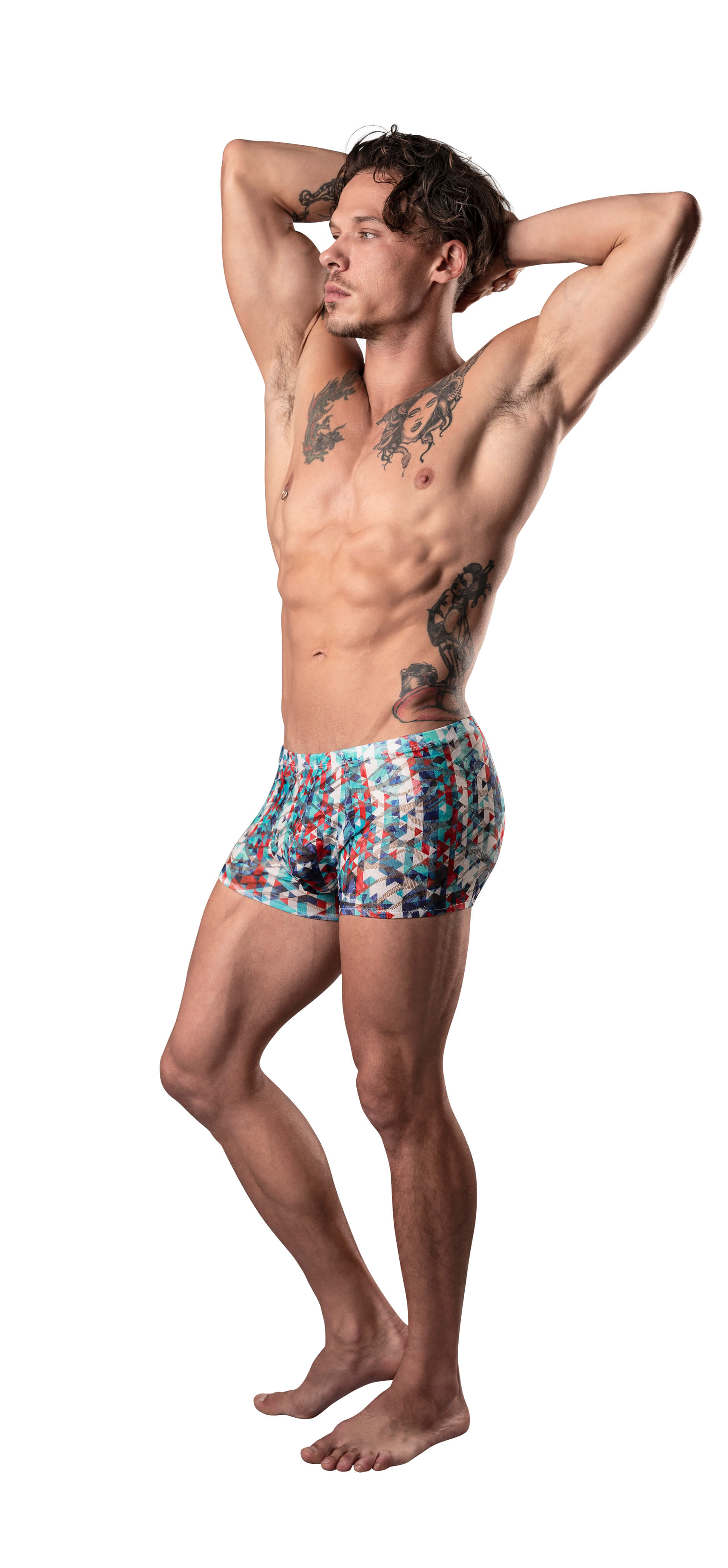 MALE POWER YOUR LACE OR MINE POUCH SHORT