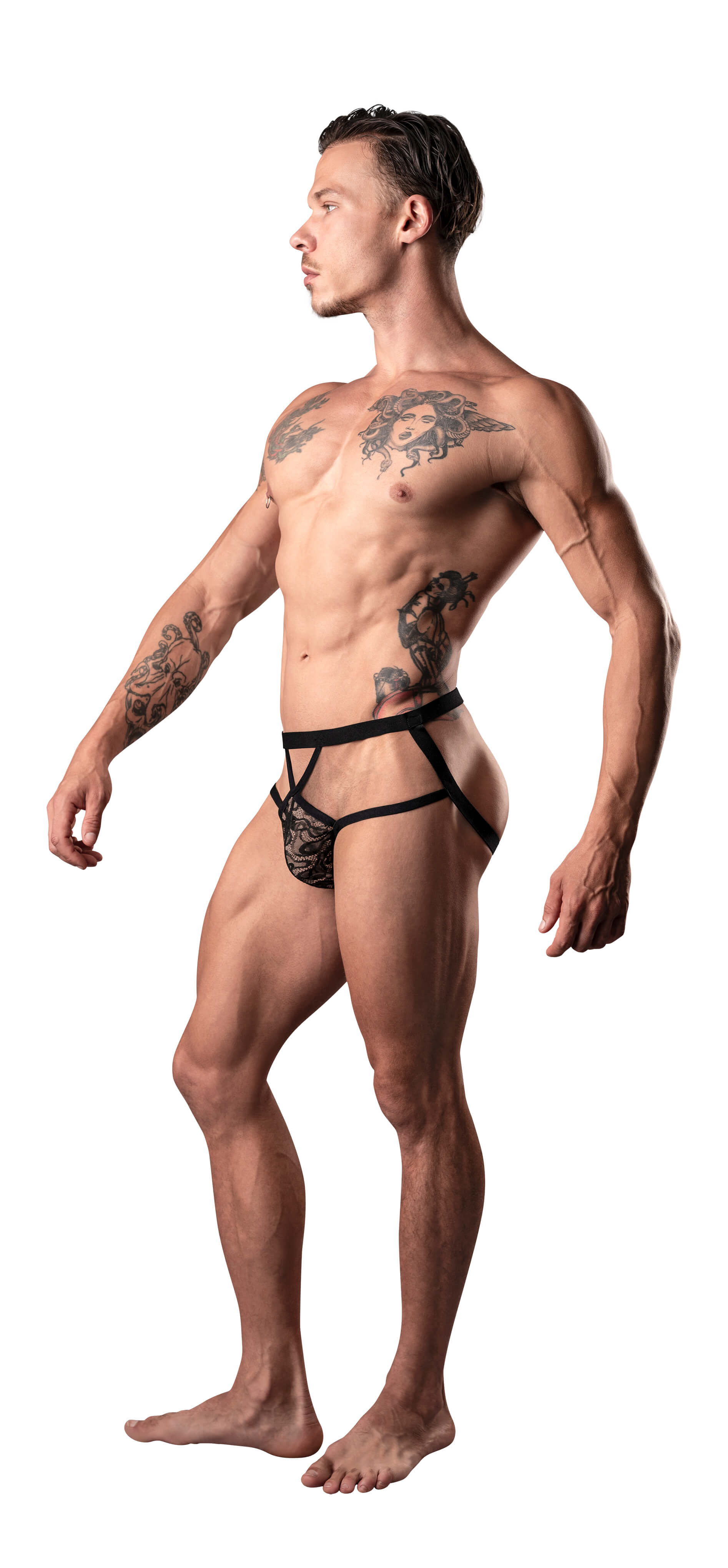 Male Power Lucifer Lace Strappy Jock
