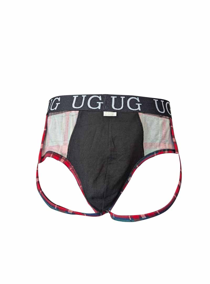 Country Style Plaids Fit Contour Jockstrap