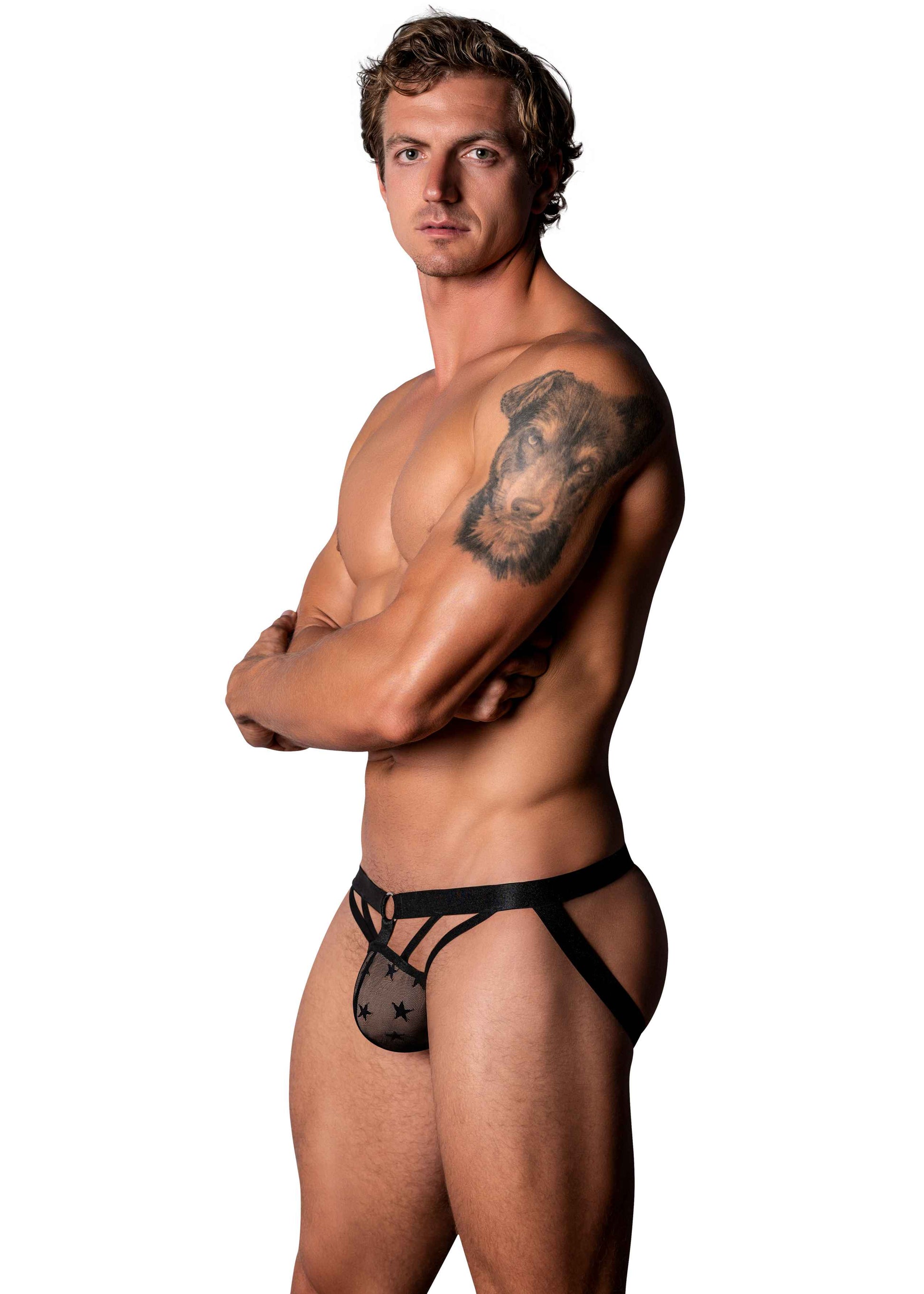 Male Power Love Star Jock with Ring