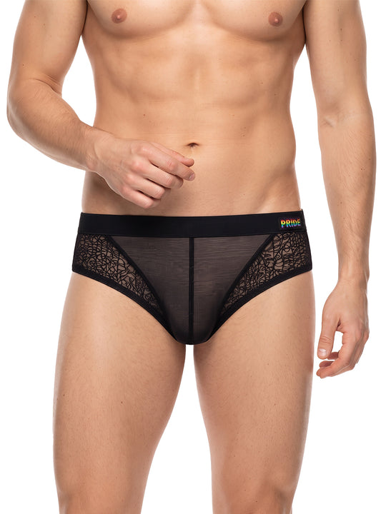 Pride Venice Lace Brief, Men's Lace Underwear