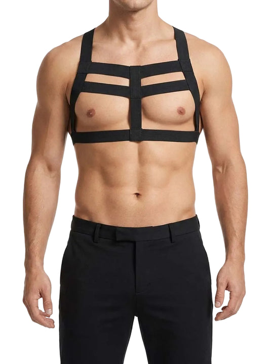 Black Tartarus Soft Harness Front