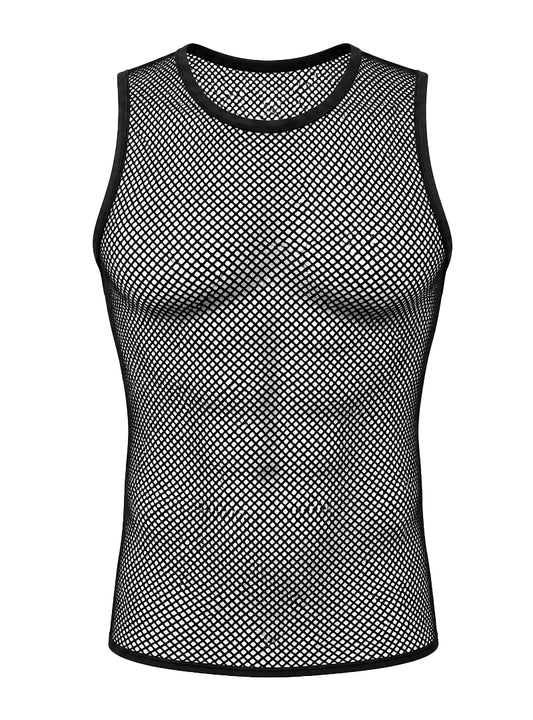Tartarus Stretch Mesh Sleeveless Top
