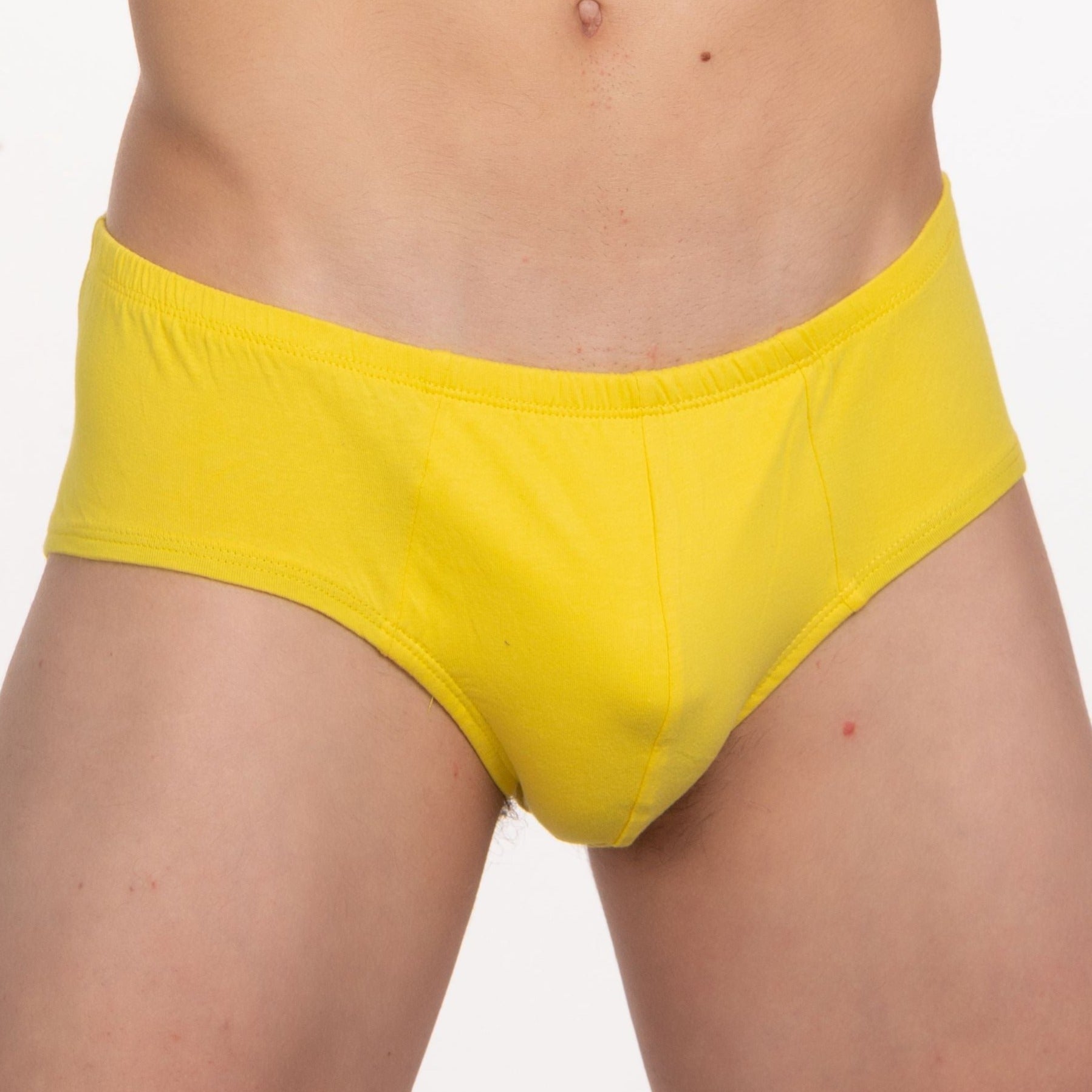 Basic Brief in Yellow - Front View