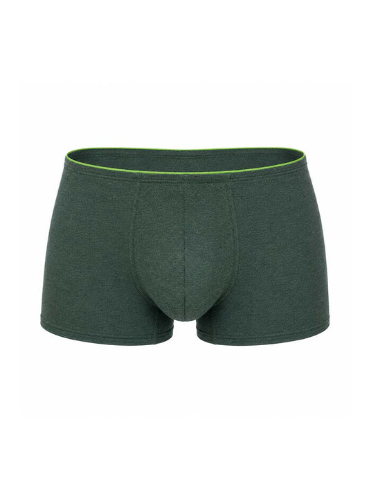 Green Undergear Essential Exposed Elastic Trunk Front