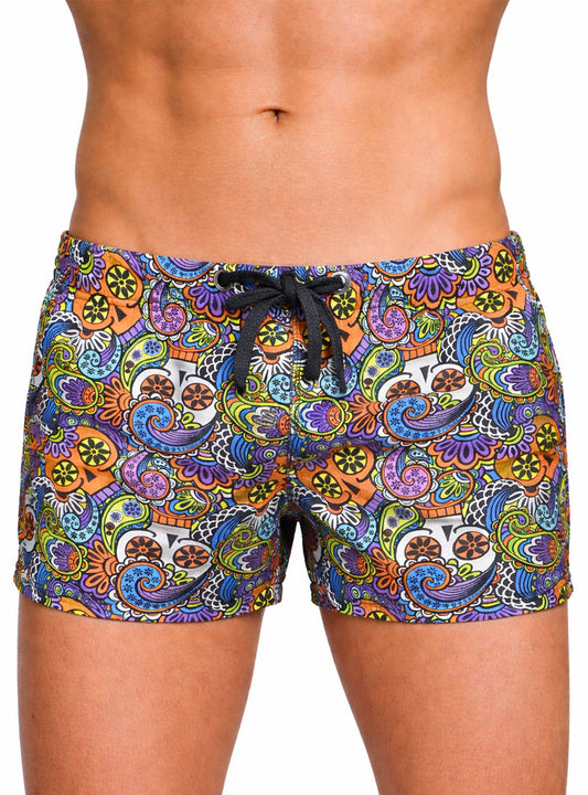 KINEO PRINTED SWIM TRUNK