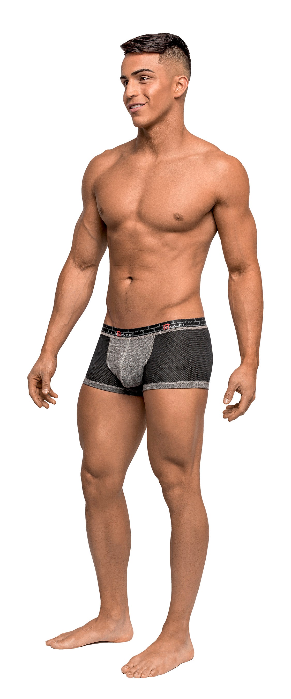 Reversible Mini Short - black side view