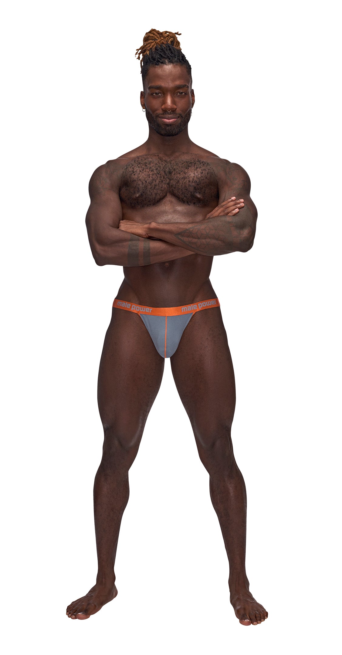 From the Casanova collection by Male Power, the Uplift Jock features a boosting uplift pouch,  color cordinating trim and plush satin finish branded waistband and legbands.    Ultra soft stretch fine ribbed fabric, spandex trim, satin finished, plush elastic branded waist and leg bands 