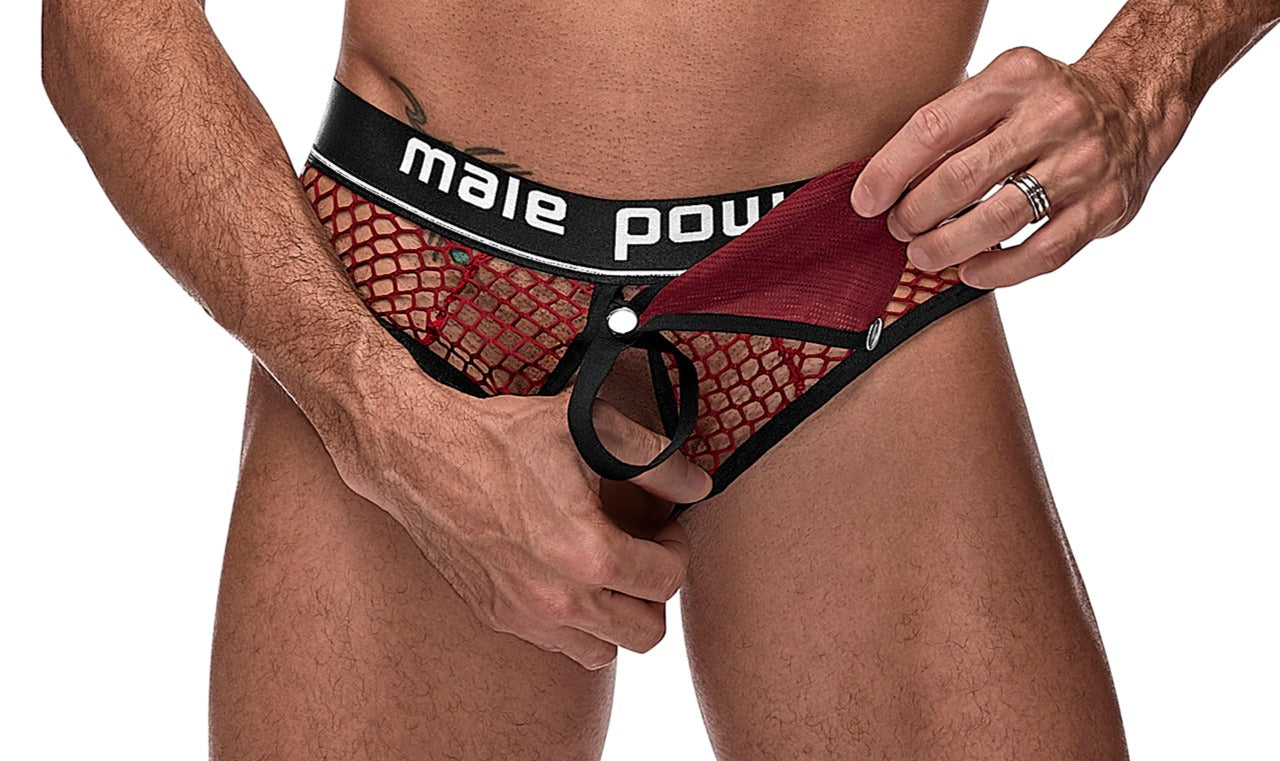 COCK RING THONG - red pouch removed