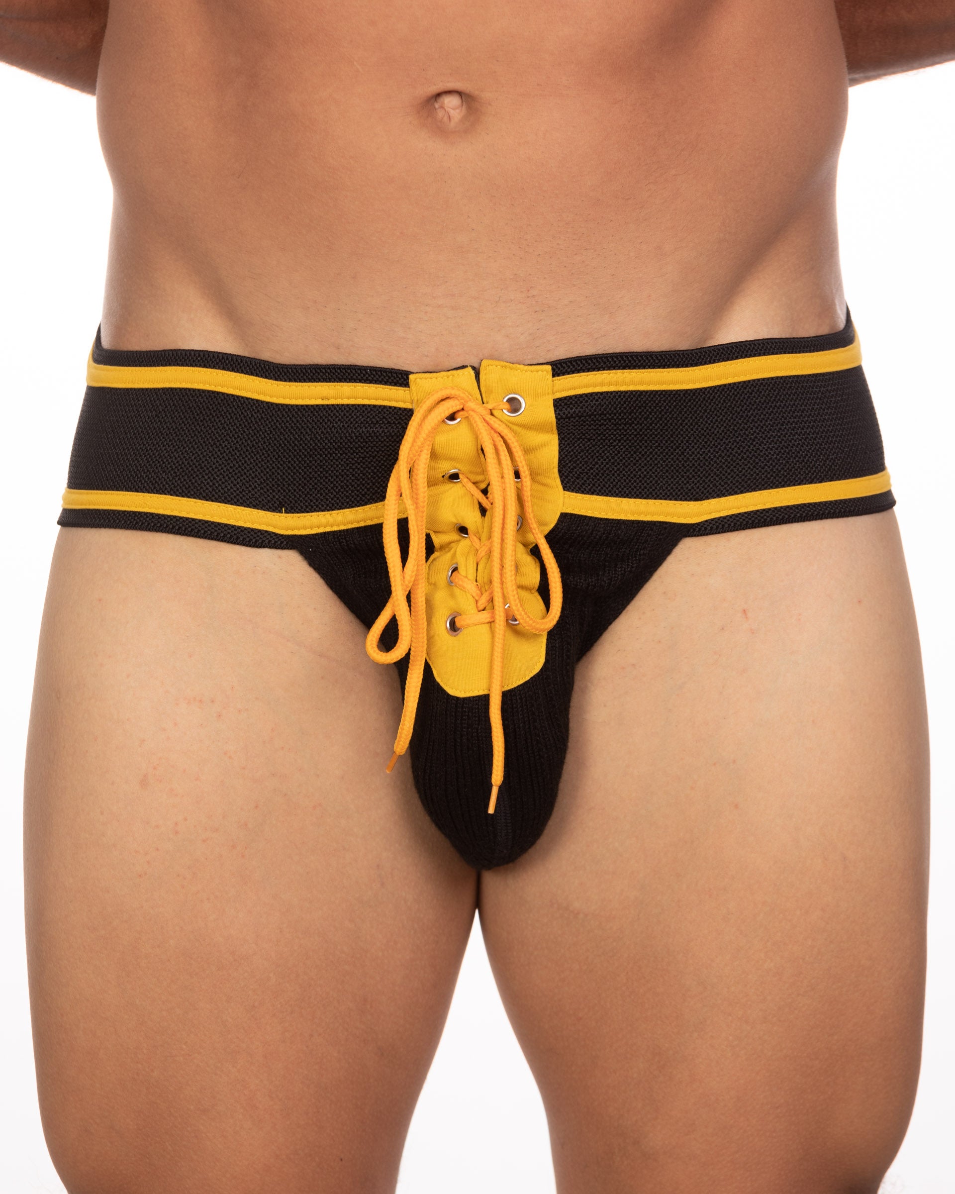 Undergear Fizx Lace Up Knit Pouch Jockstrap
