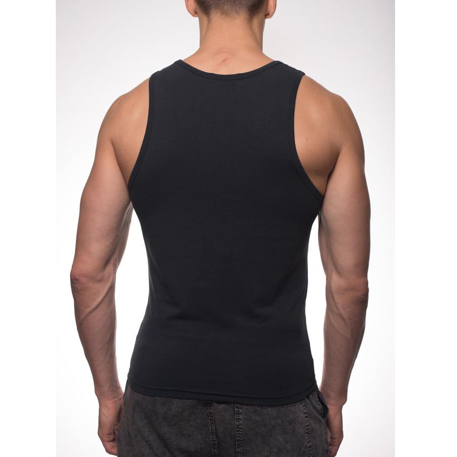 Body Tech Tank Top in black - back view