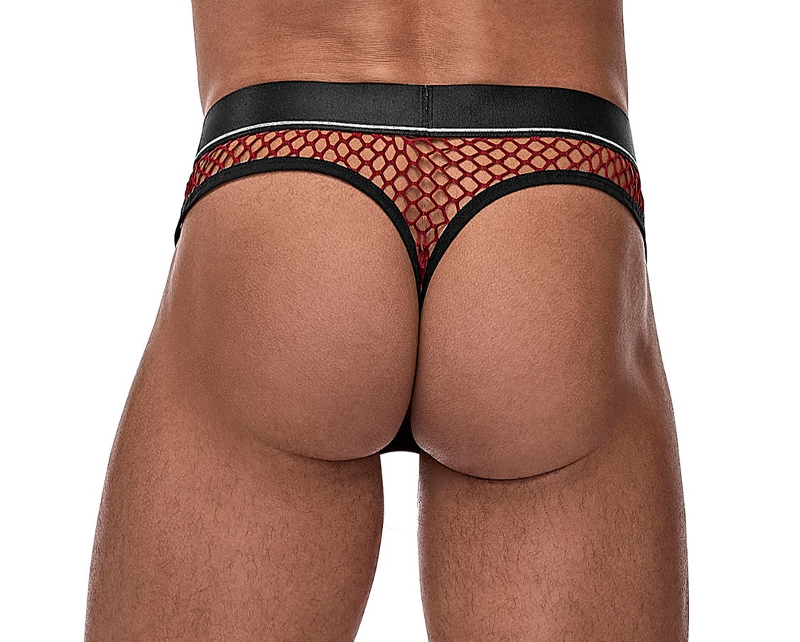 COCK RING THONG - red back