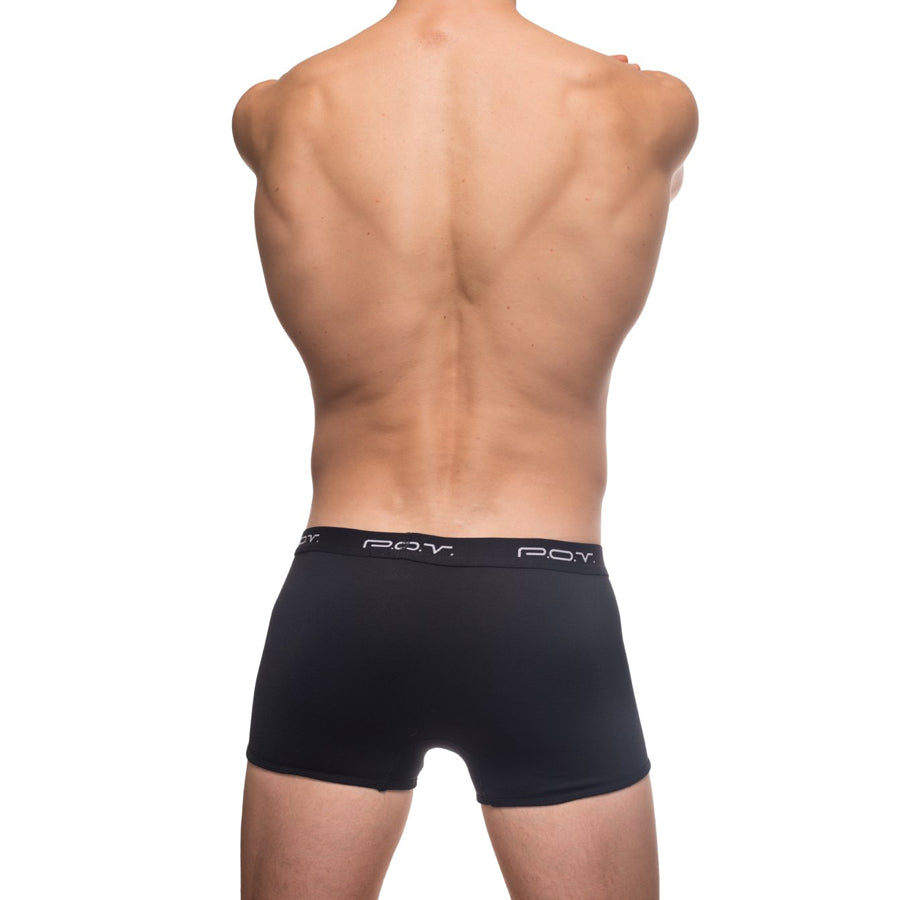 POV Boxer Briefs in Black - Back