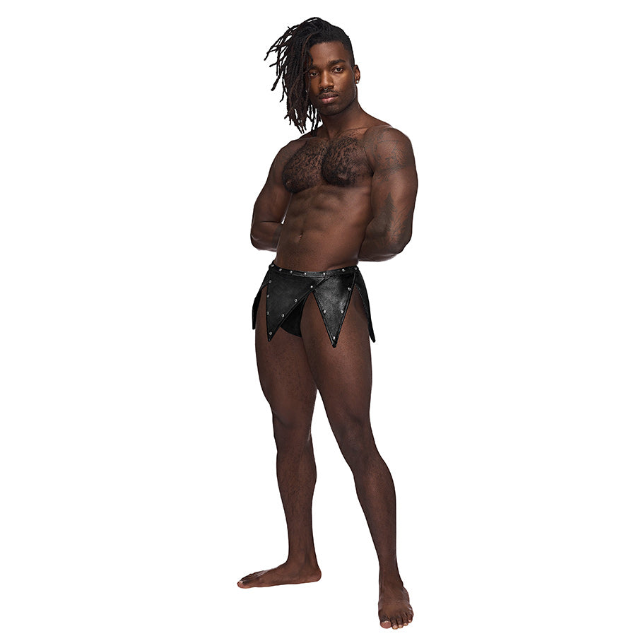 Male Power Eros Kilt - Gladiator Style with Attached Thong & Peephole Undergear Male Power Eros Kilt - Gladiator Style with Attached Thong & Peephole Undergear