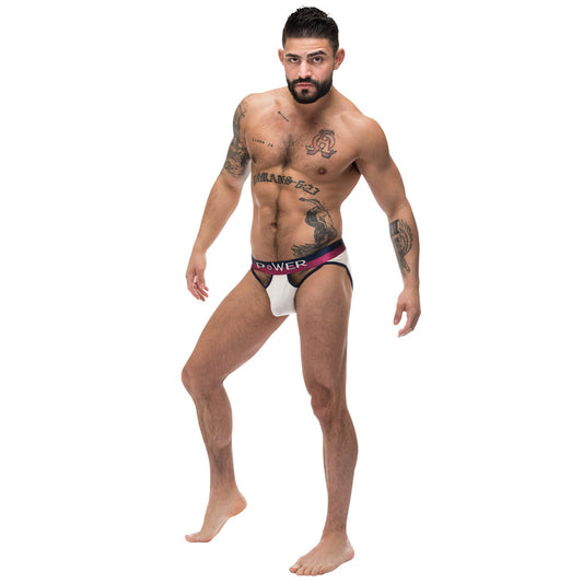 Your workout will reach new heights in the French Terry Cutout Moonshine Jockstrap. Reach for the stars, knowing you’re secure in the super absorbent, moisture-wicking blend. You’ll feel great and look even better in this body enhancing cut.