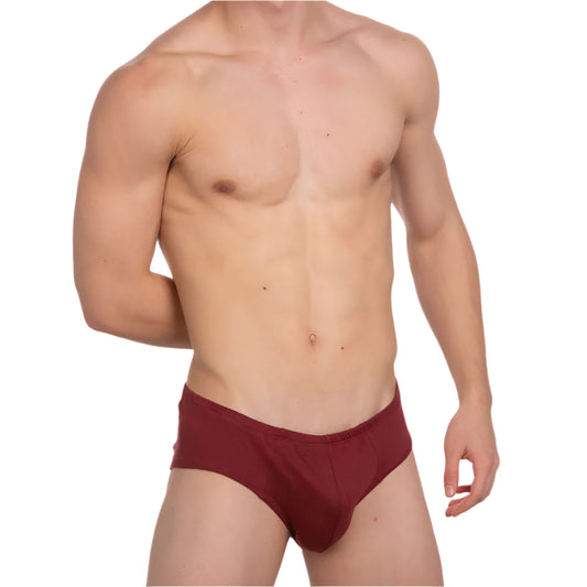 Basic Brief in Red - Front View