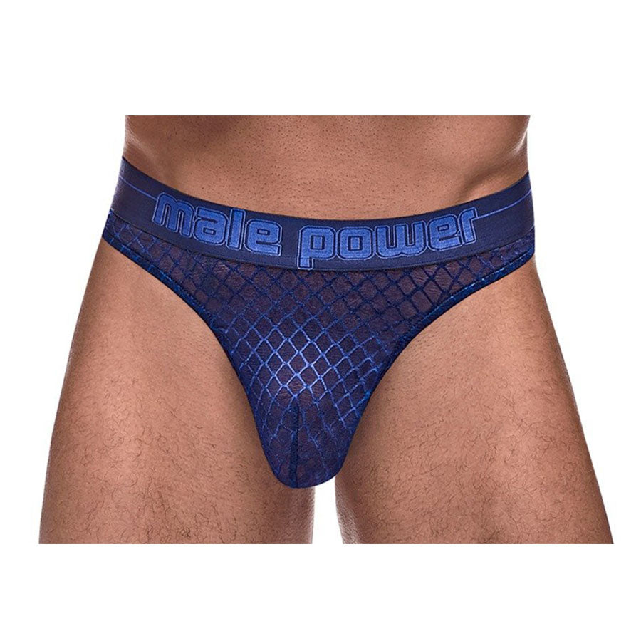 Male Power Diamond Mesh Bong Thong Sexy Men's Underwear Undergear