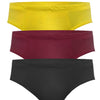 Burgundy-Black-Yellow