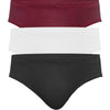 Black-White-Burgundy