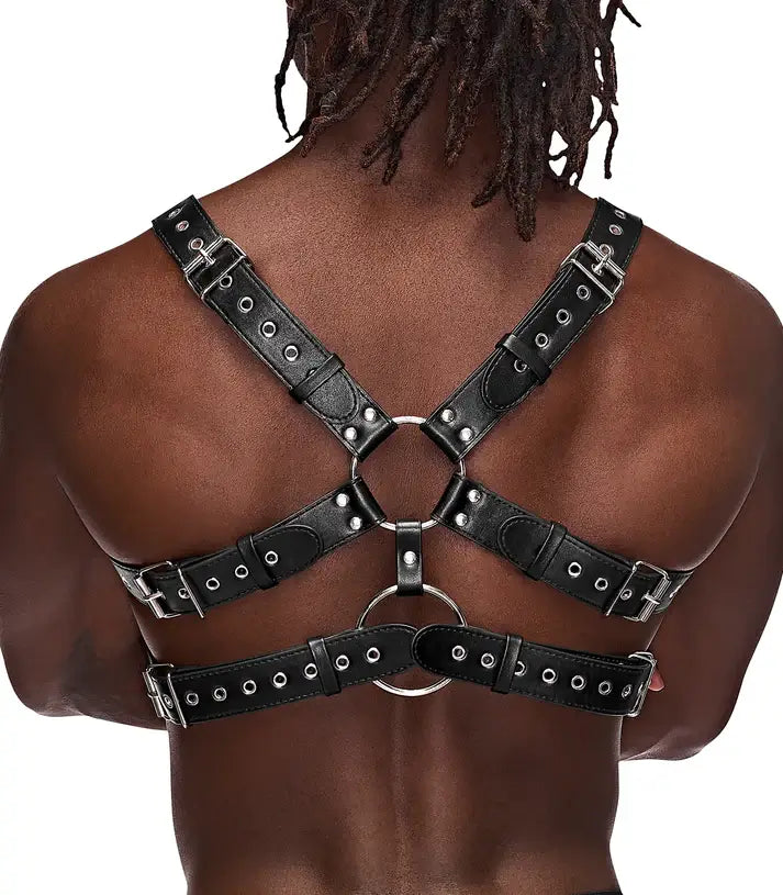 Male Power Gemini Harness - Back View