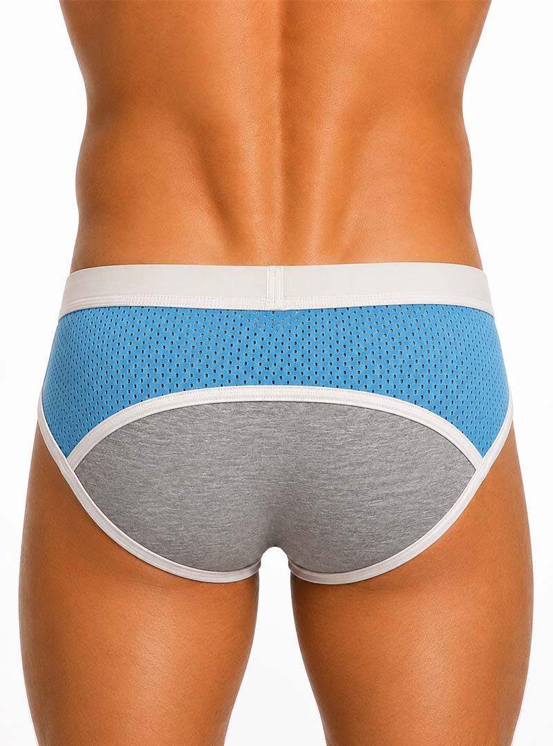 Royal Grey Essential Sport's Brief Back