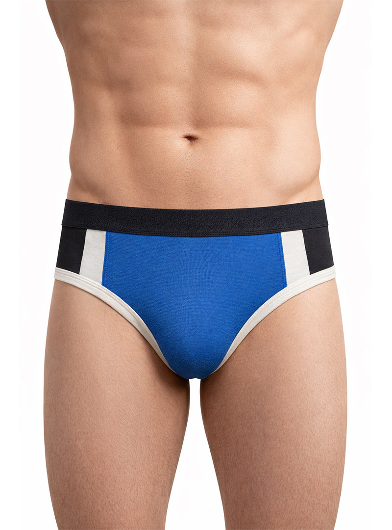 Royal Black Basix Comfort Jock Front