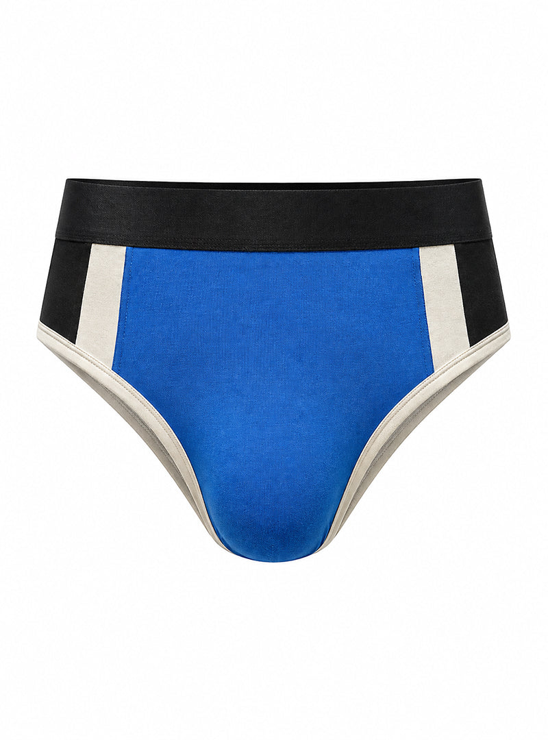 Royal Black Basix Comfort Jock Front