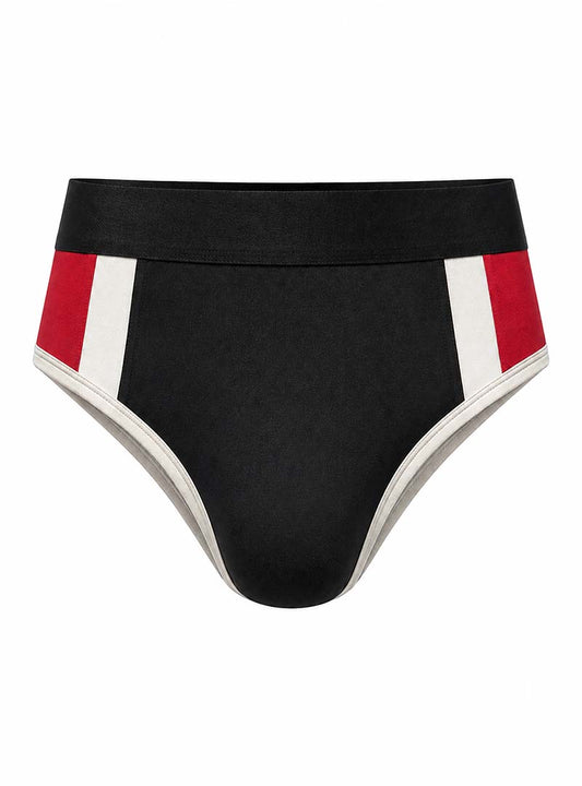 Red Black Basix Comfort Jock