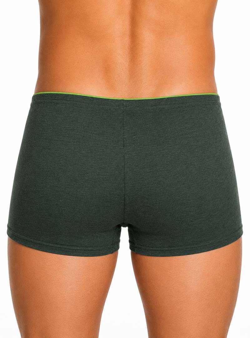 Green Undergear Essential Exposed Elastic Trunk Back
