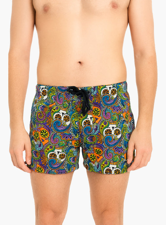 KINEO PRINTED SWIM TRUNK