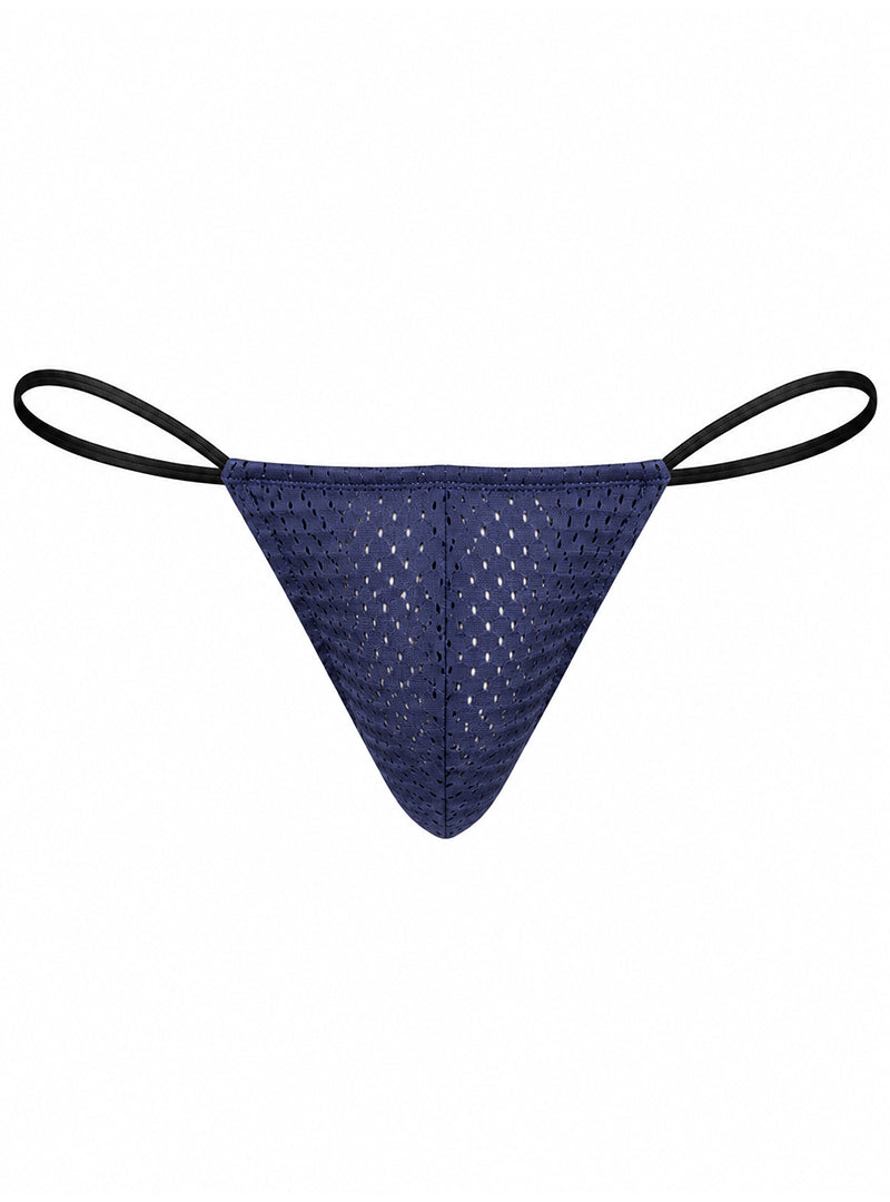 Navy PRIDE MESH G-STRING