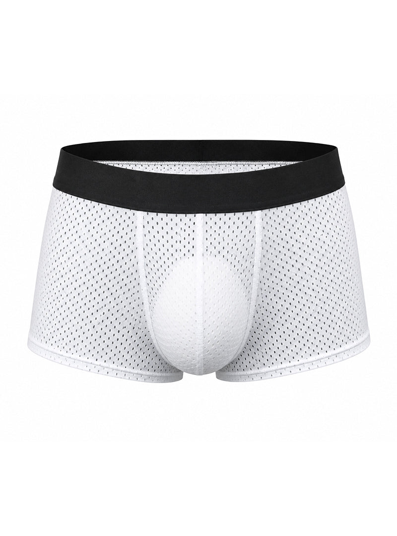 White Pride Mesh Trunk Front