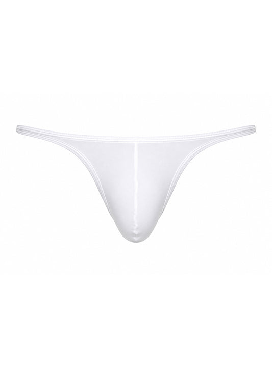 White Pride Metro Thong with Plus Pouch