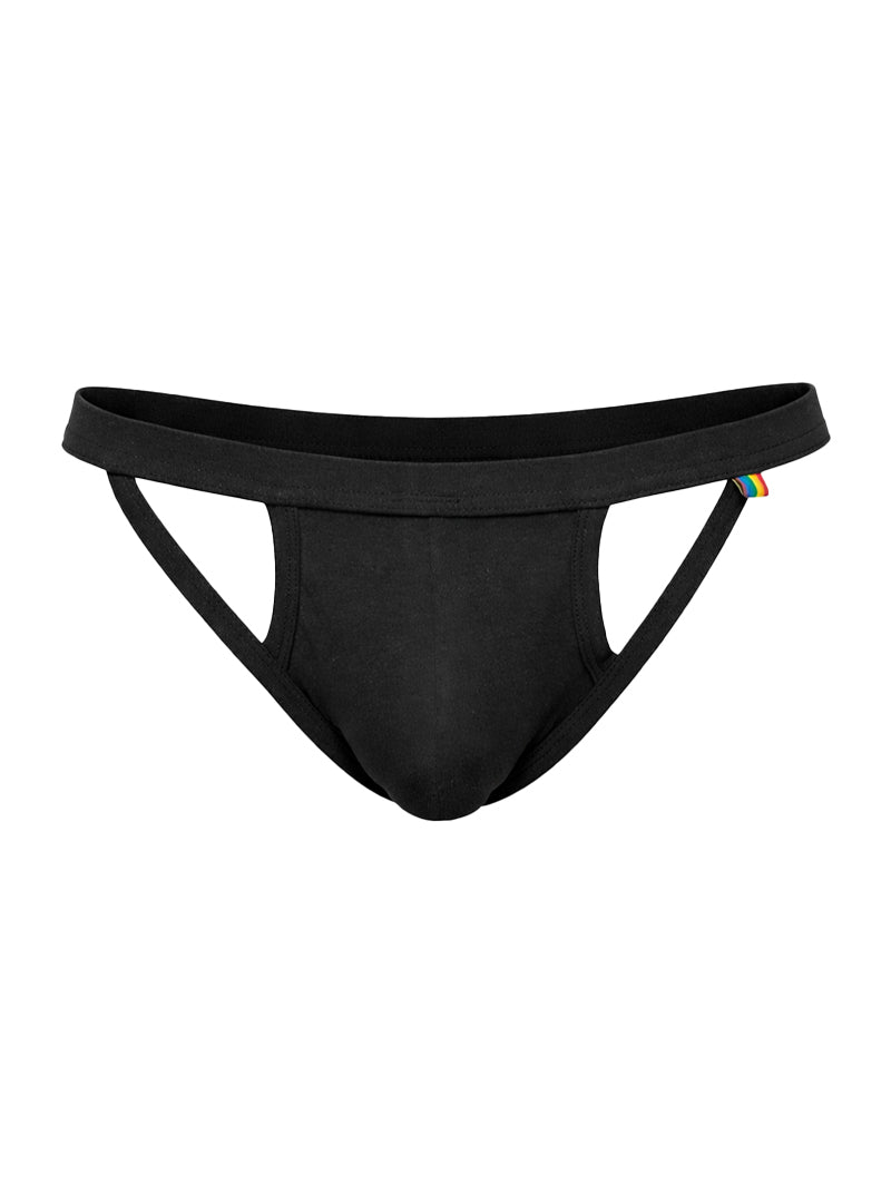 Pride Solid Slinger G-String Black