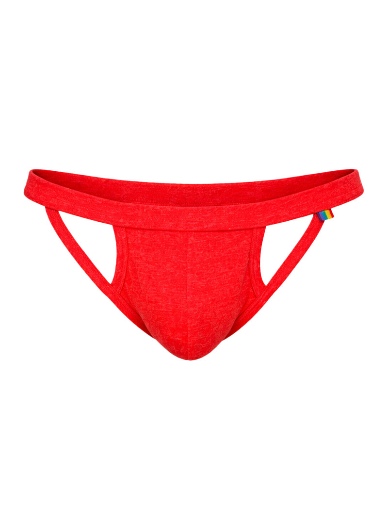 Pride Solid Slinger G-String Red