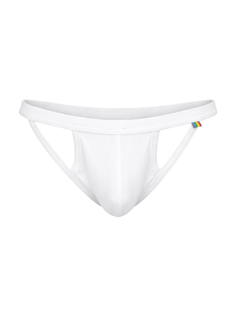 Pride Solid Slinger G-String White