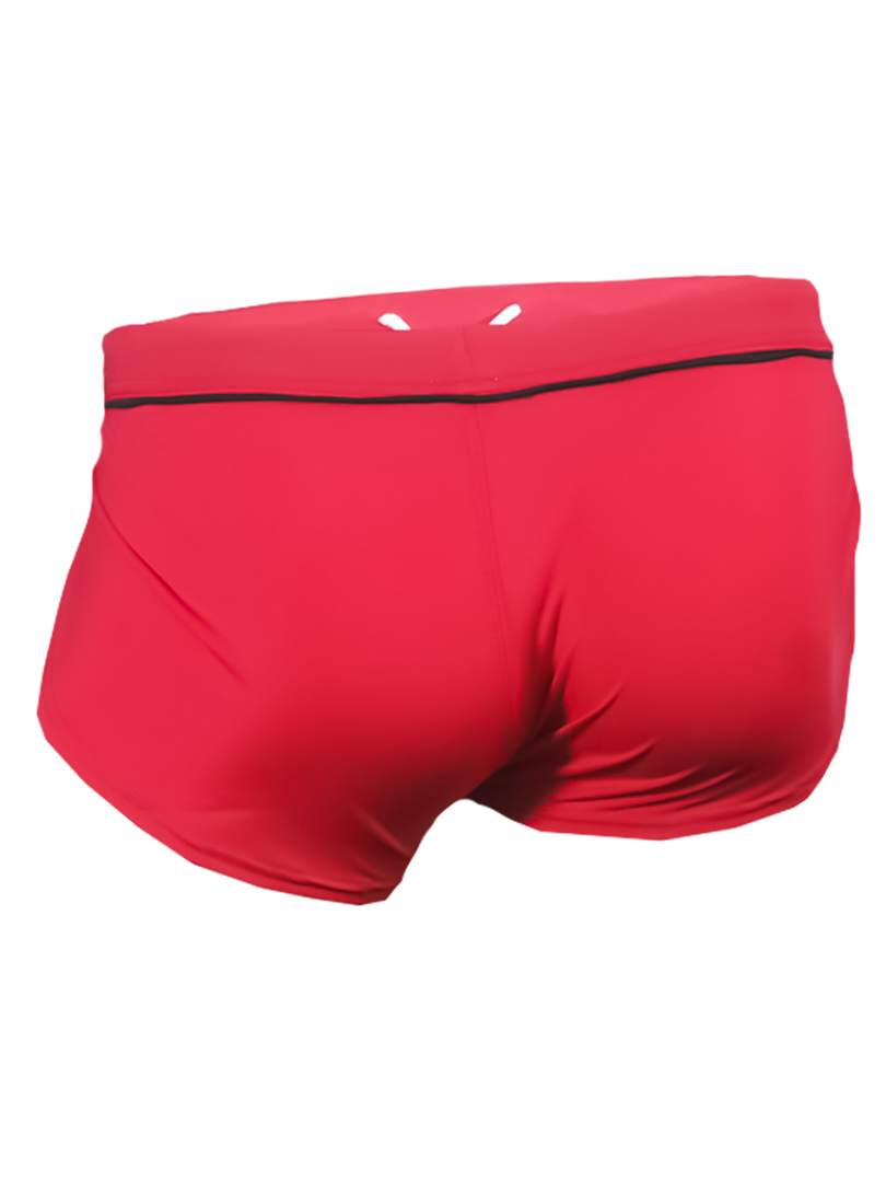 Ernesto Square Trunk Red Color back Side