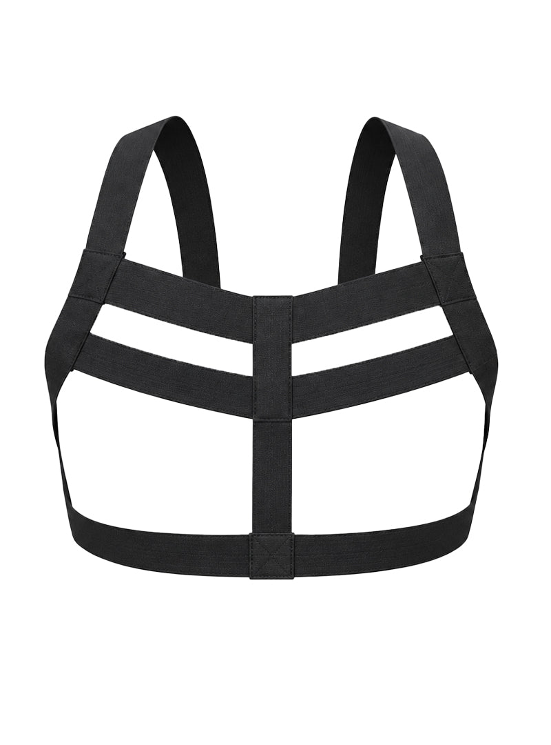 Black Tartarus Soft Harness Front