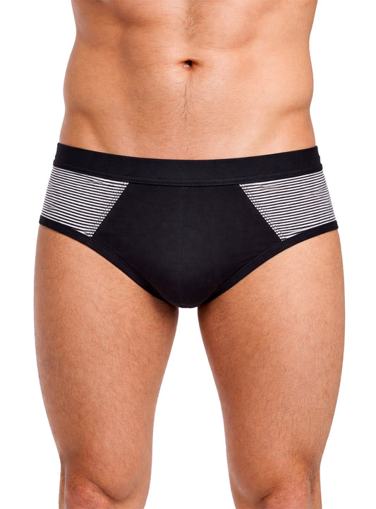 Tartarus Striped Cotton Brief
