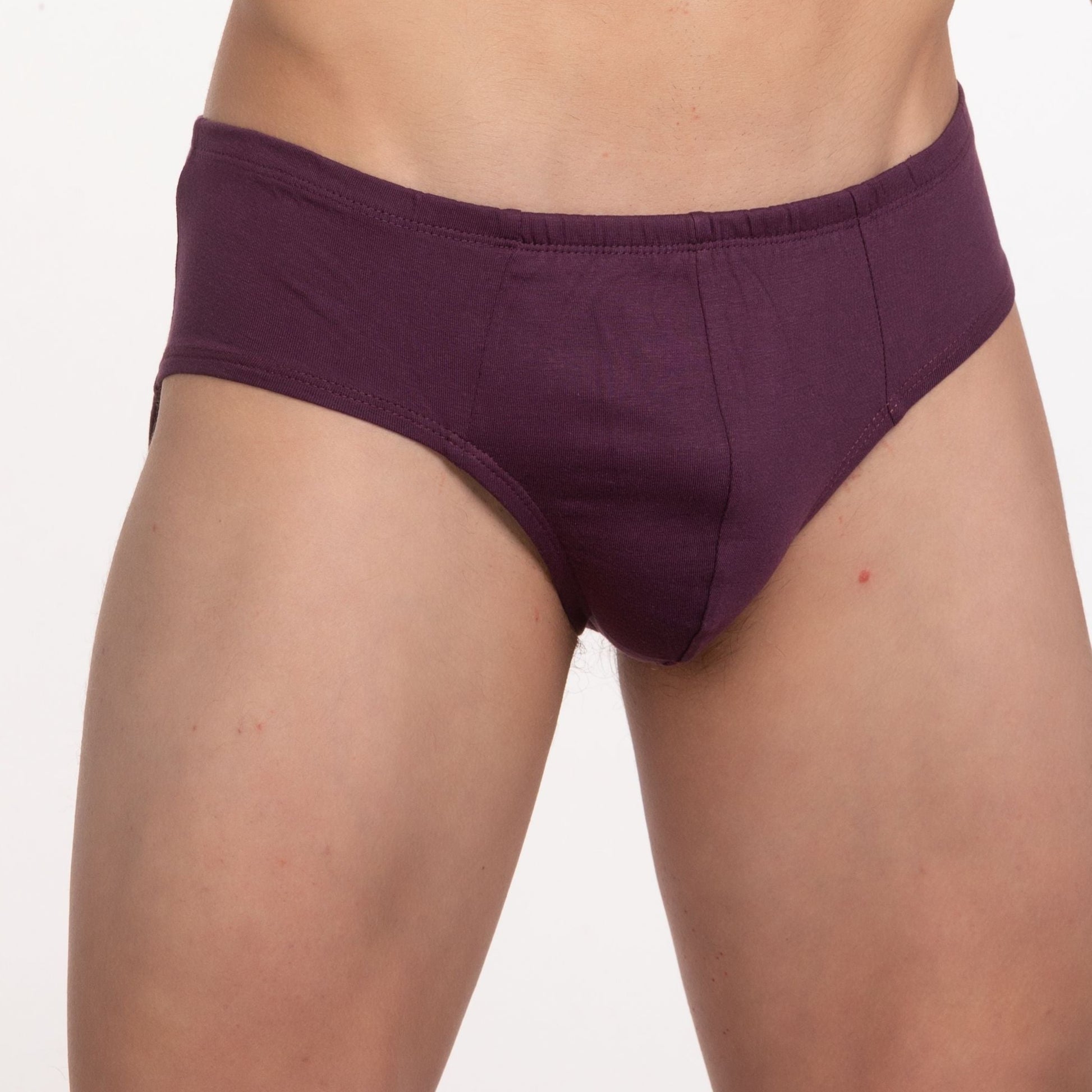 Basic Brief in Purple - Front View