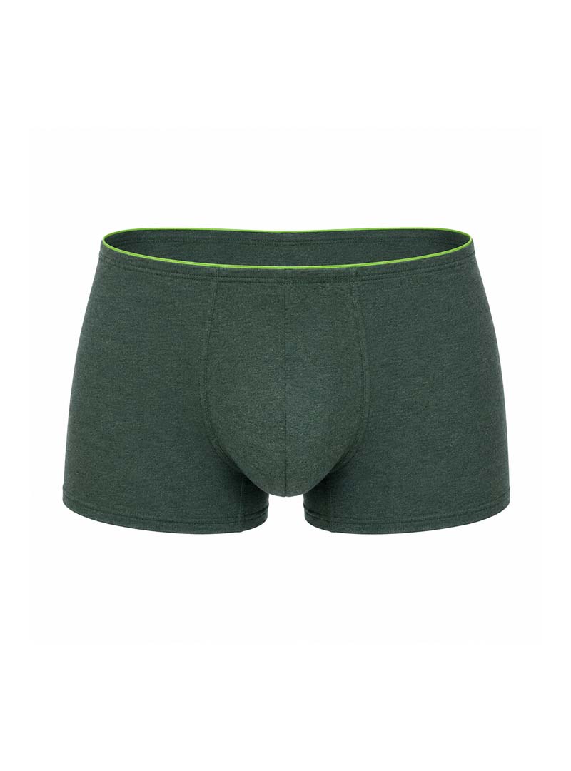 Green Undergear Essential Exposed Elastic Trunk Front