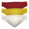 White-Burgundy-Yellow