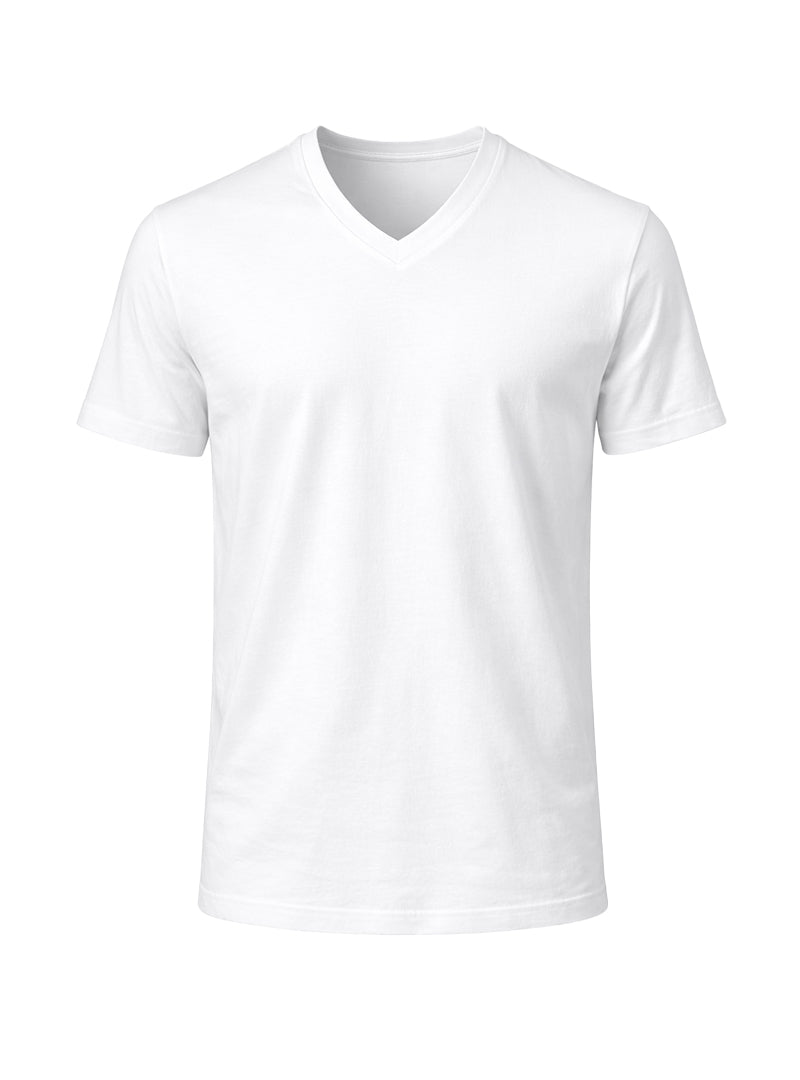 Cotton V Neck T-Shirt