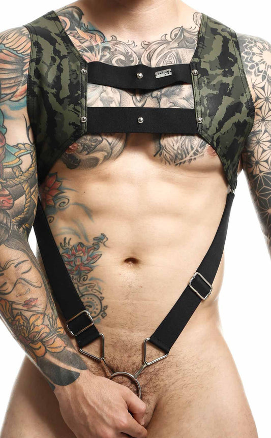 DNGEON Croptop Cockring  Harness