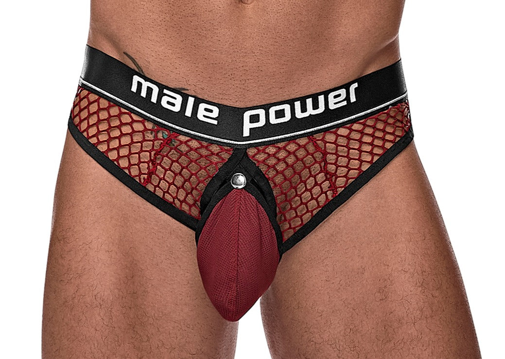 COCK RING THONG - red pouch in place