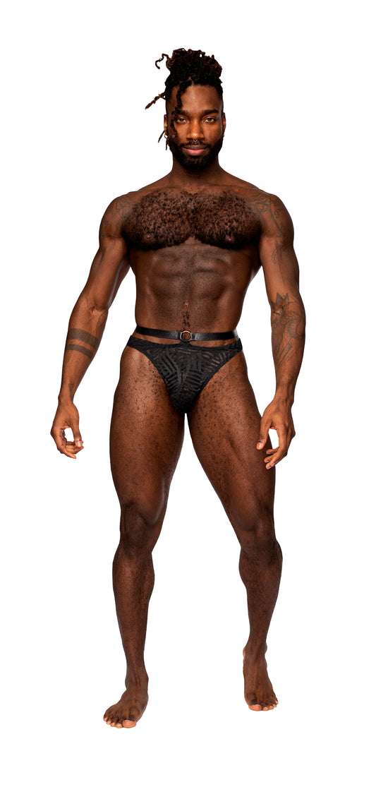 MALE POWER RUDE AWAKENING STRAP THONG