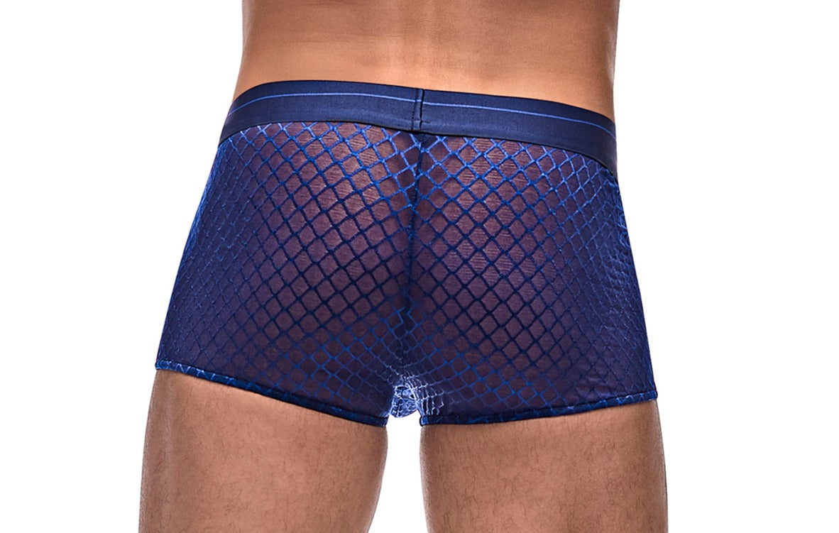 Diamond Mesh Min Short - back view