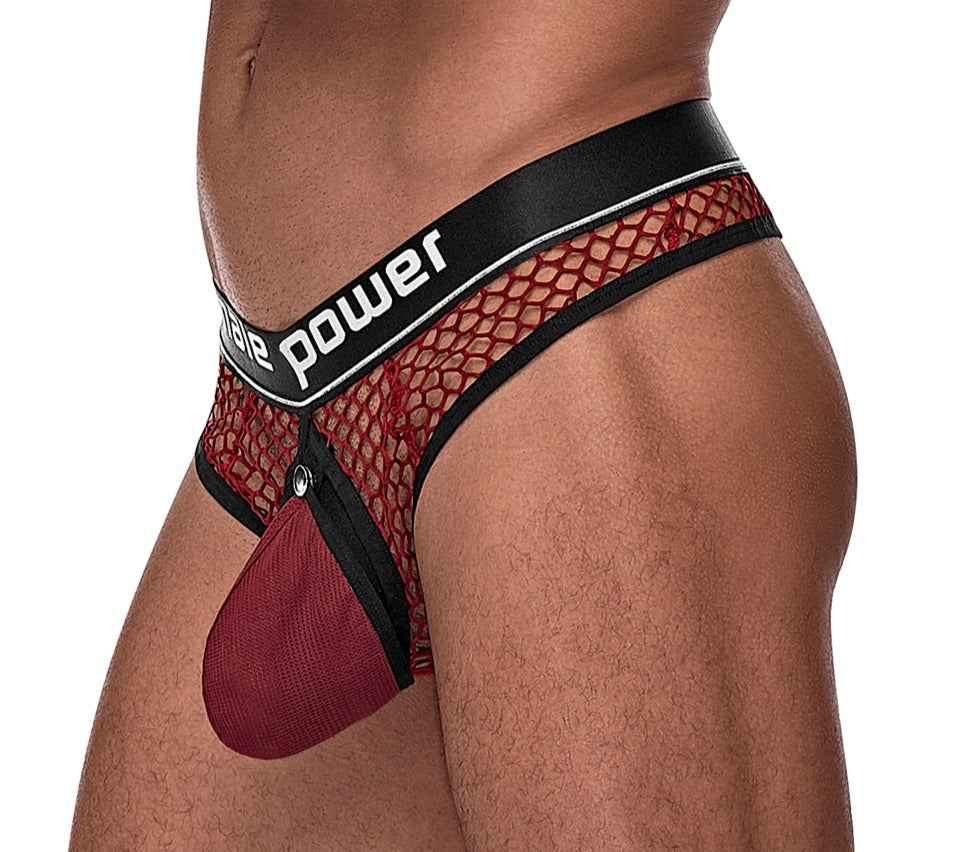COCK RING THONG - red side