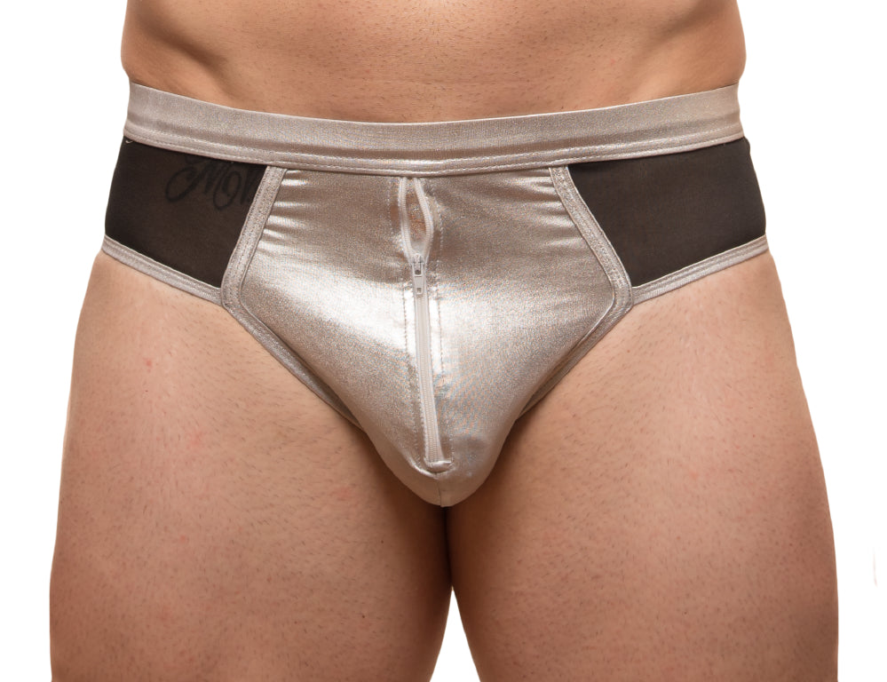 Tartarus Coated Brief With Zippers